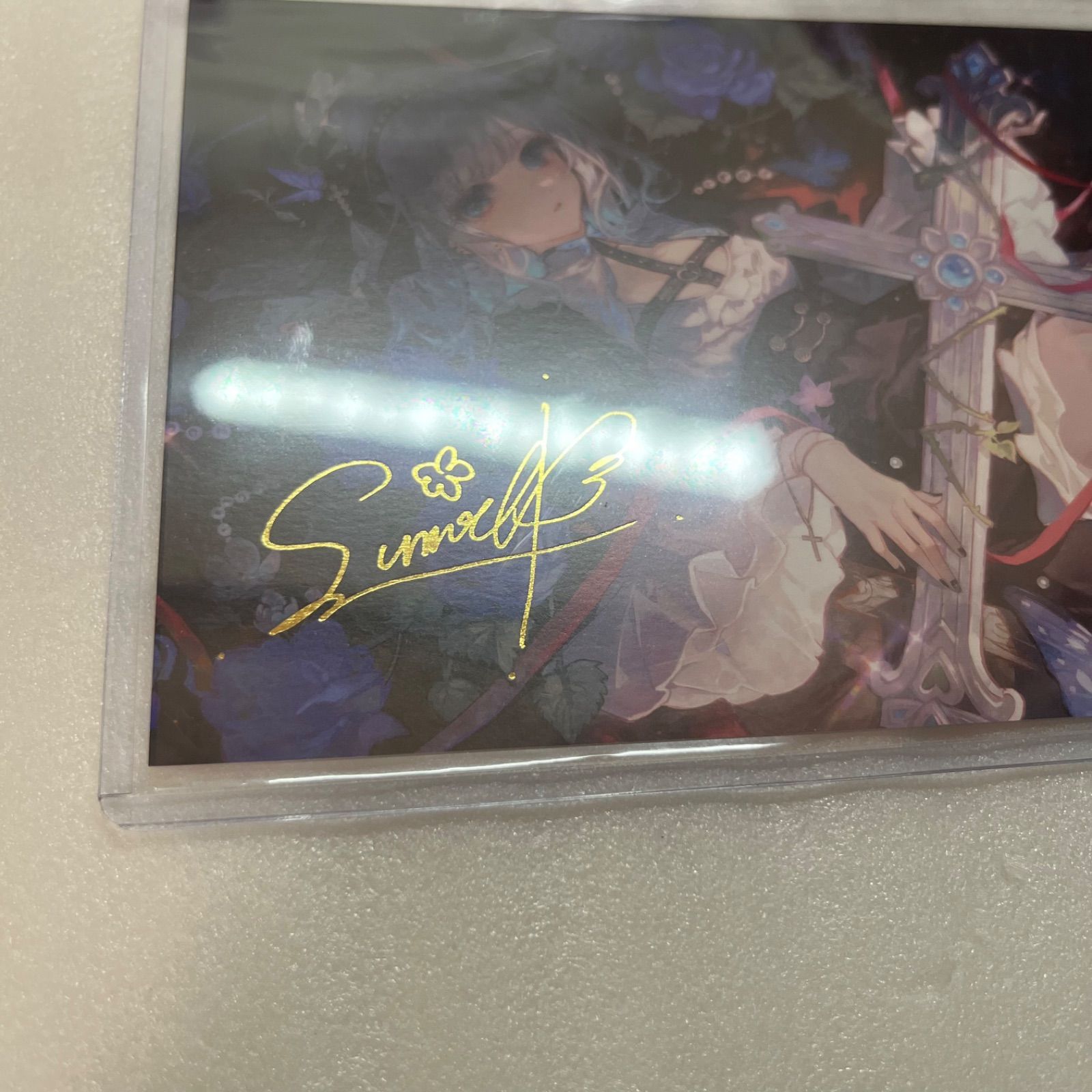 花芽すみれ 5周年複製サイン入りポストカード 花芽すみれ 5周年記念