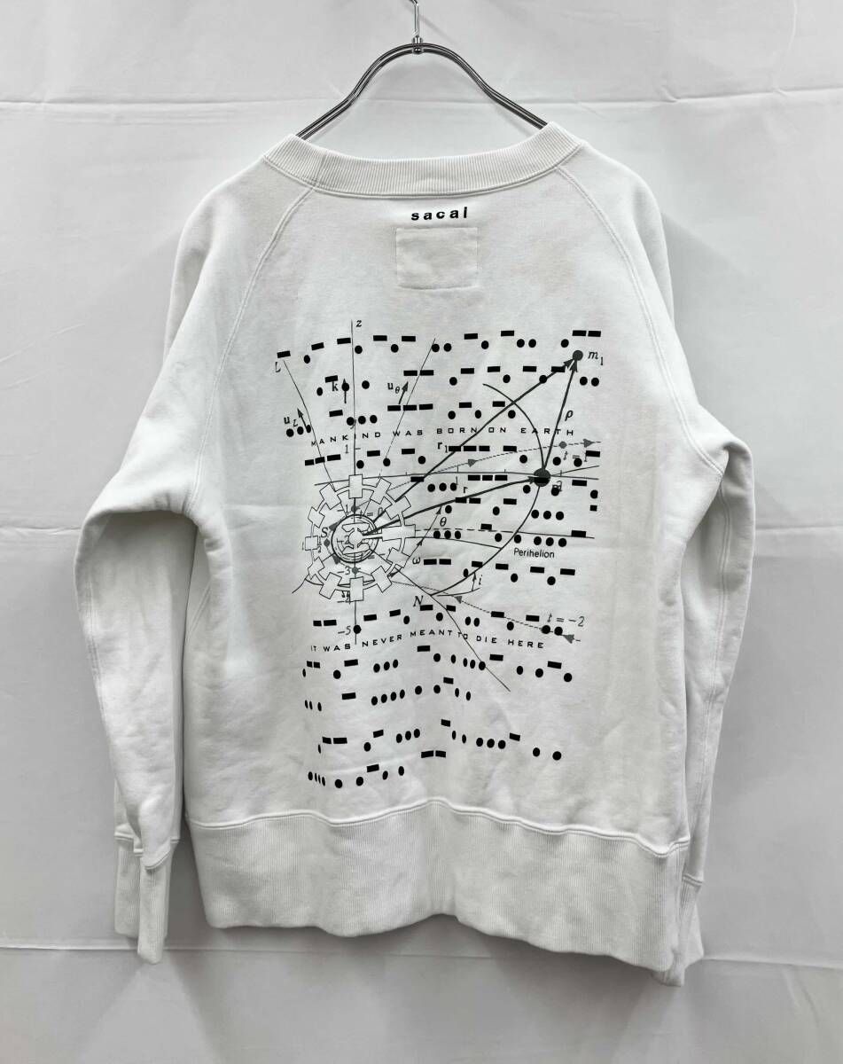 sacai サカイ 長袖スウェット 23-0578S INTERSTELLAR インターステラー