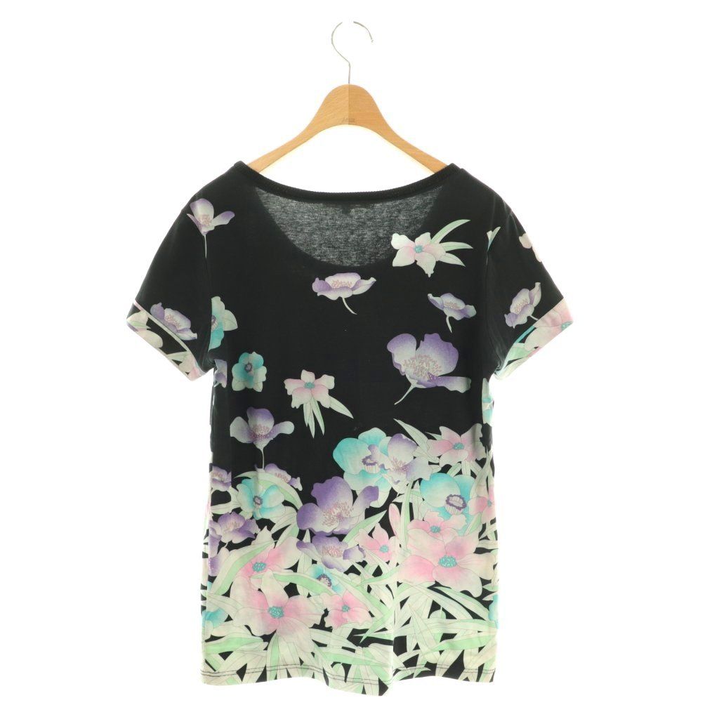 レオナールスポーツ LEONARD SPORT カットソー Tシャツ 半袖 花柄