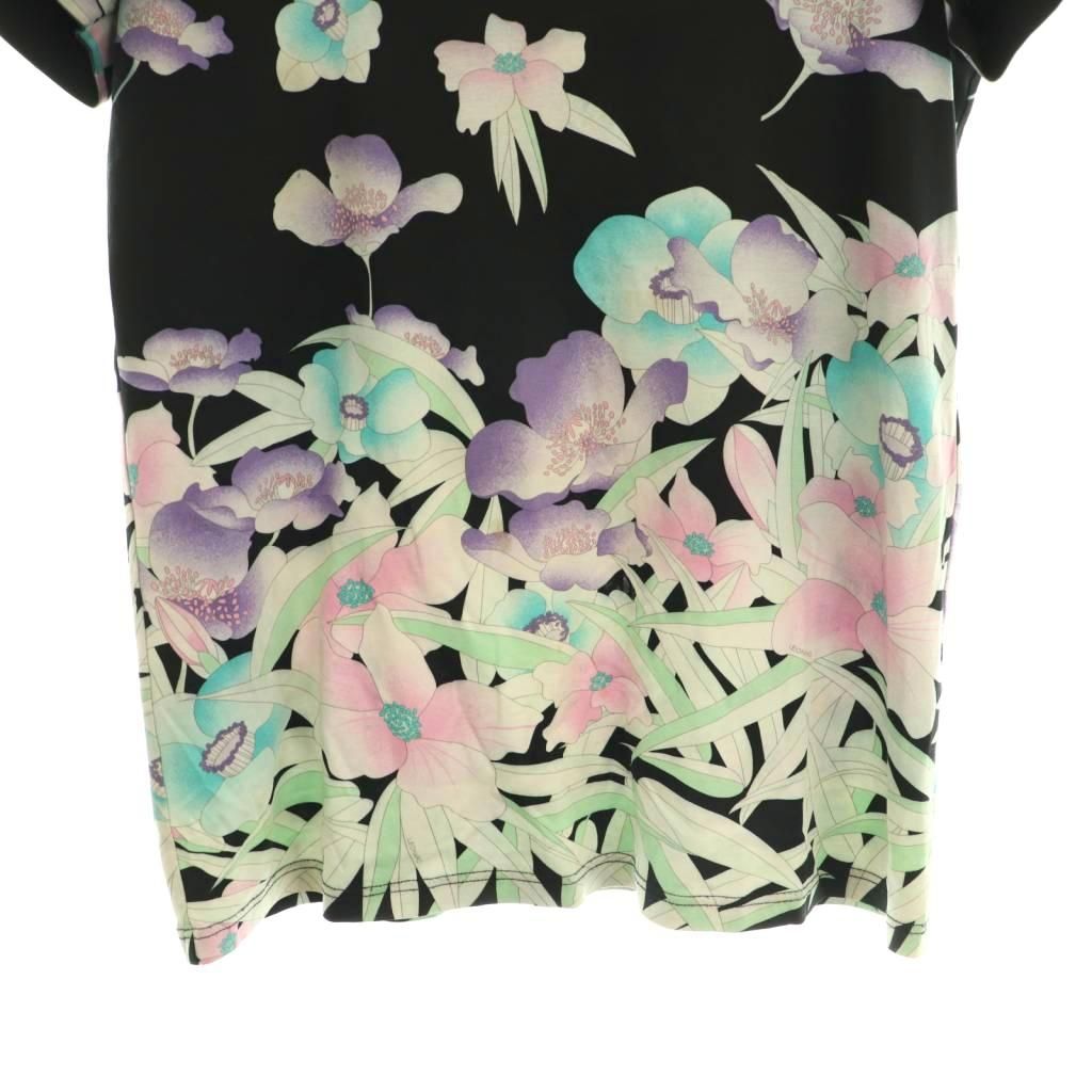 レオナールスポーツ LEONARD SPORT カットソー Tシャツ 半袖 花柄