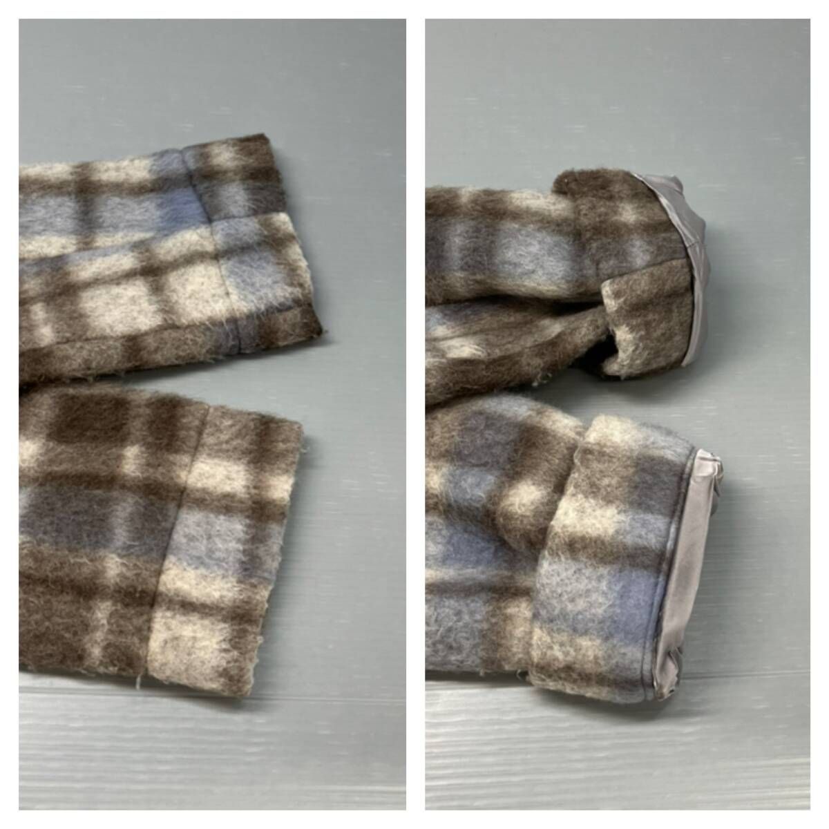 コットンハウスアヤ　CottonHouseAya　コート　日本製　チェック　軽い ☆ cotton house aya コットンハウス アヤ HWSC01469AM チェック柄 コ