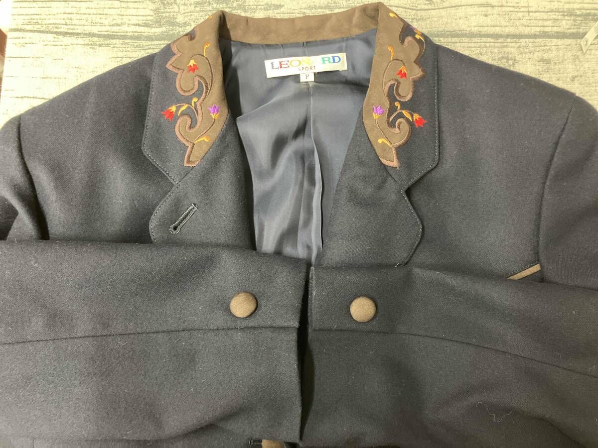 LEONARD SPORT レオナール Made in Japan テーラードジャケット