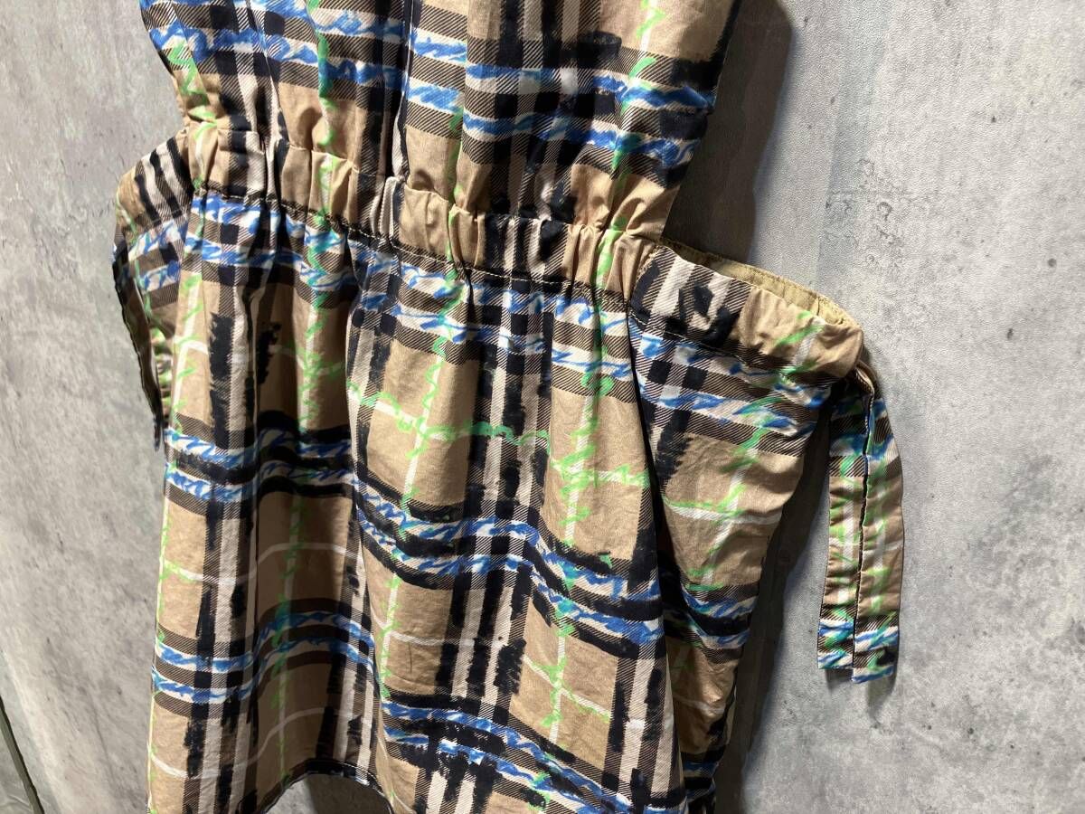 BURBERRY CHILDREN ノバチェックチュニックカットソー 半袖ワンピース