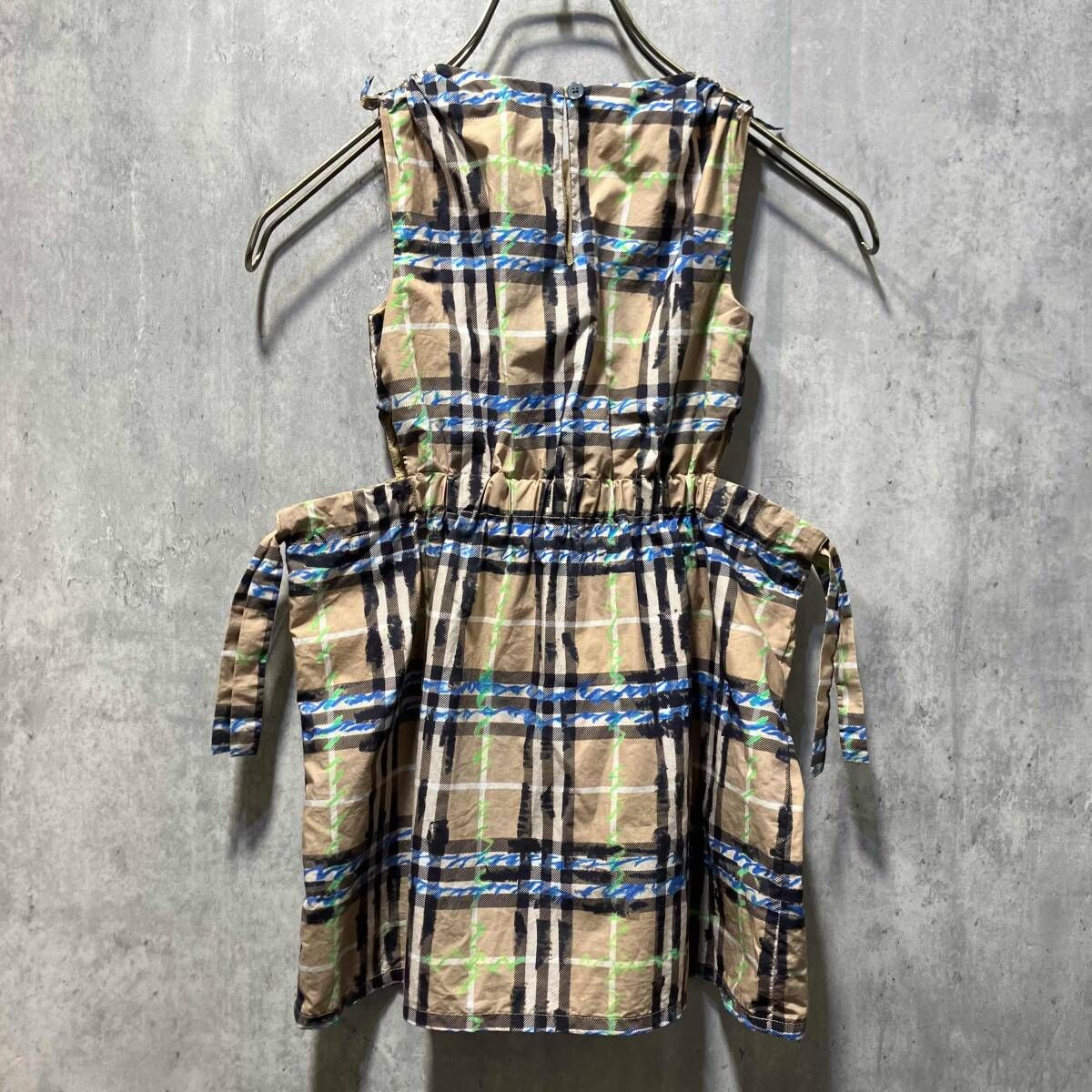 BURBERRY CHILDREN ノバチェックチュニックカットソー 半袖ワンピース
