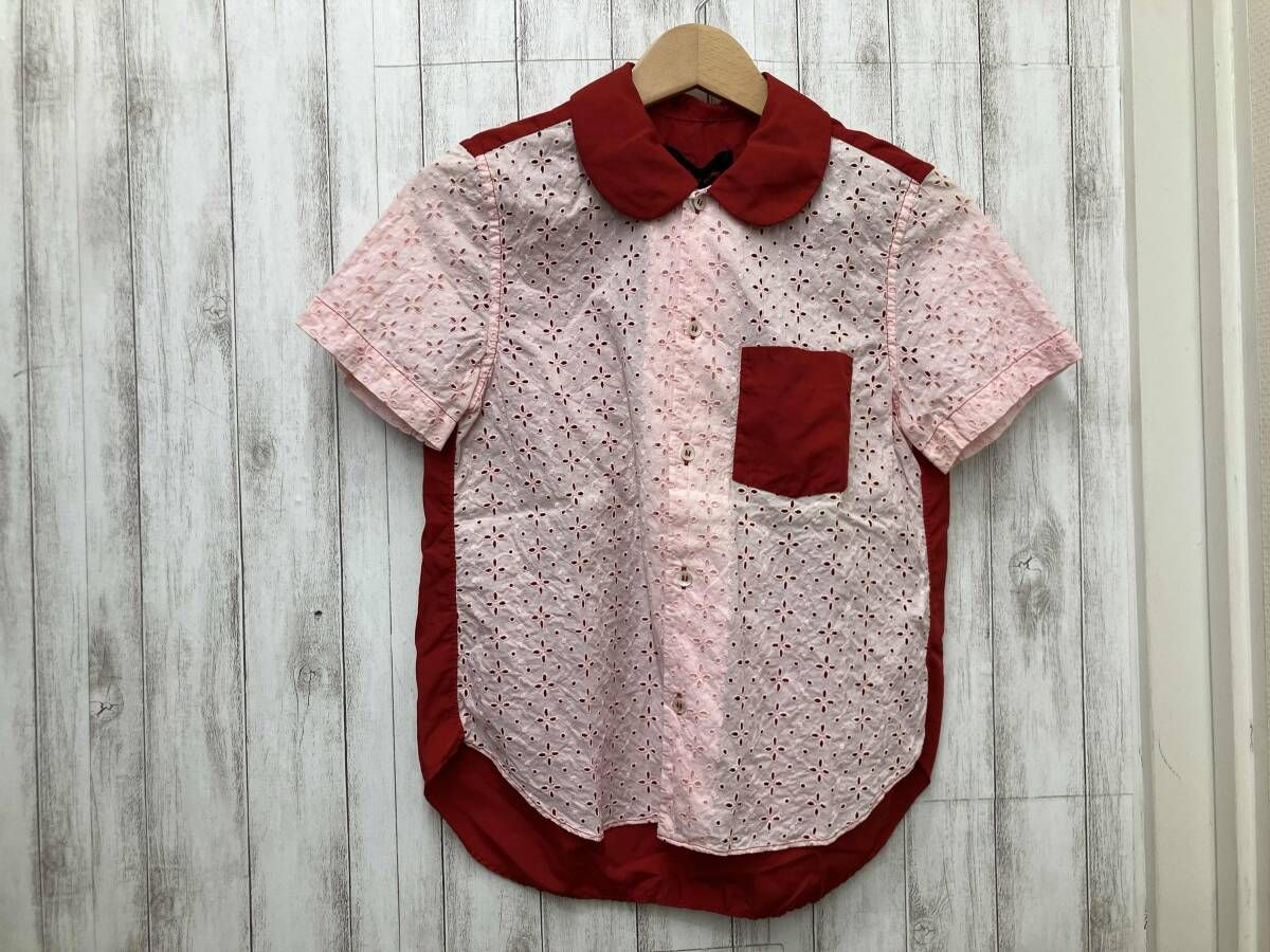 レディース TRICOT COMME des GARCONS TG-B018／丸襟フラワーレース 
