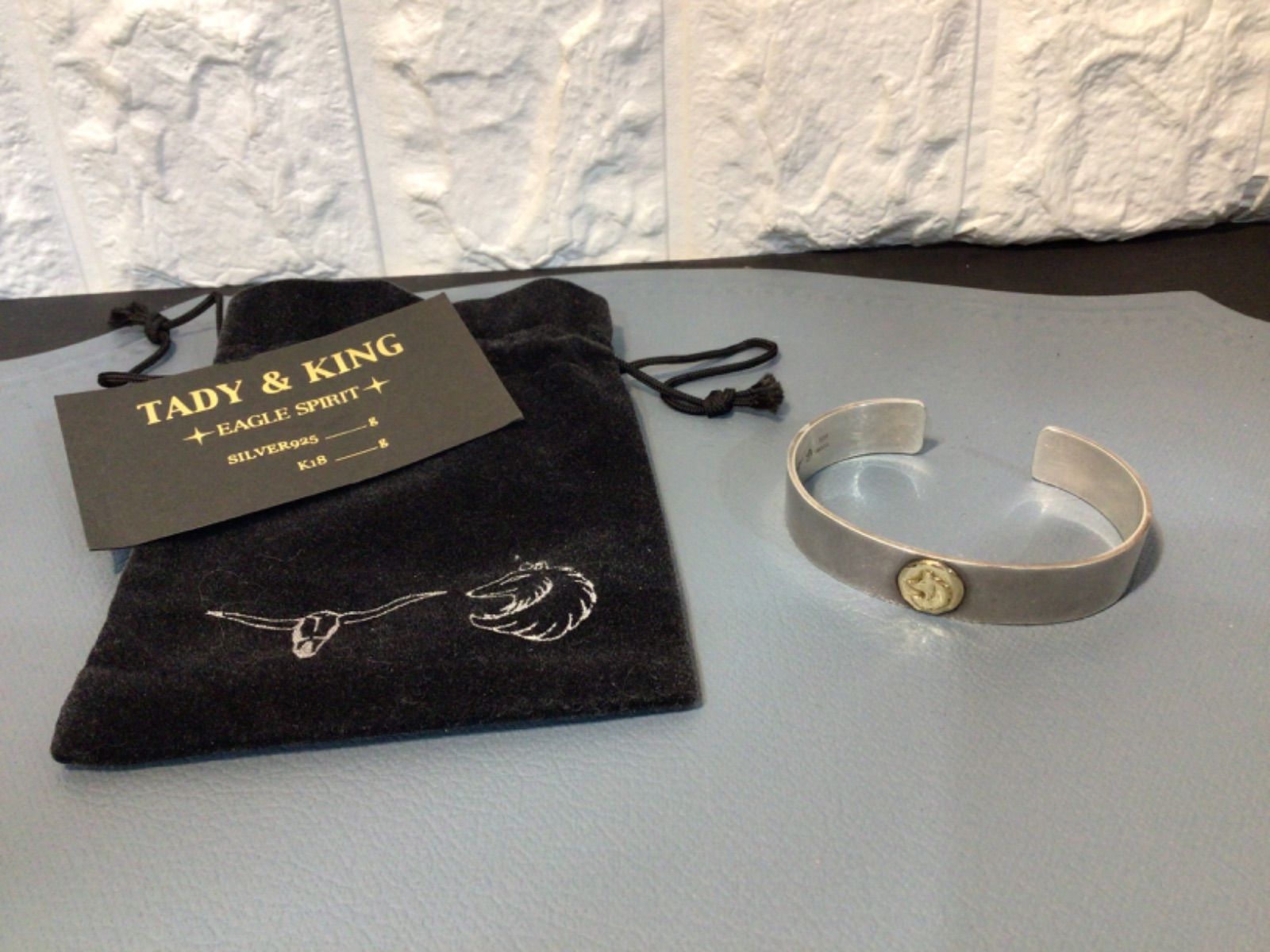 TADY&KING 平打ちバングル ウルフ silver K18 - メルカリ