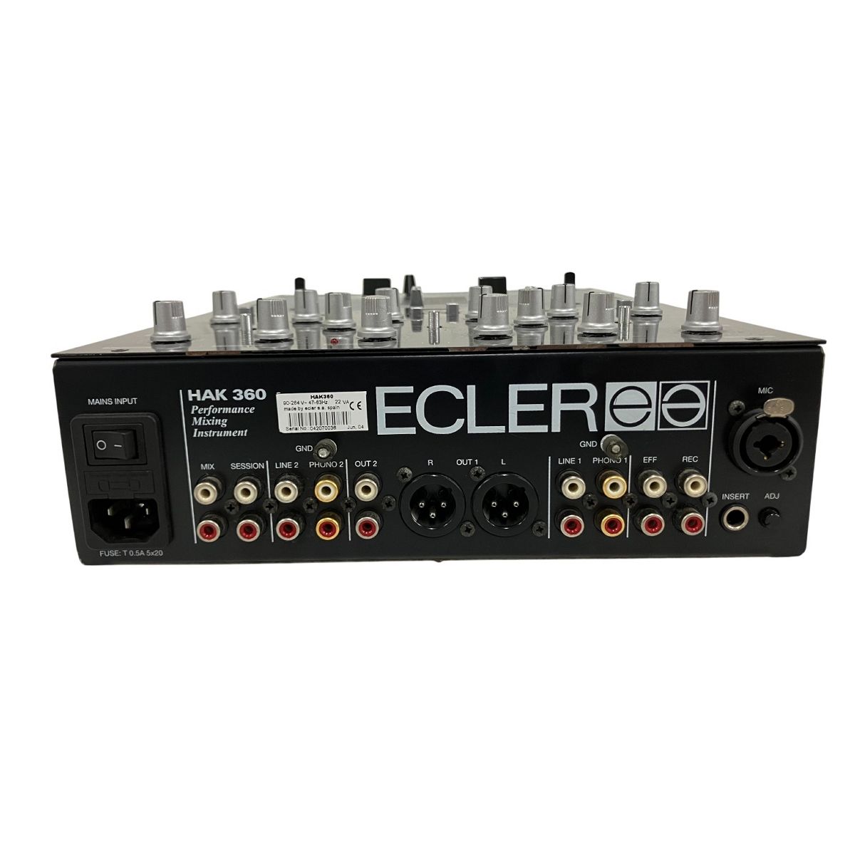 ECLER HAK 360 エクラー DJ ミキサー 音響機器 オーディオ ジャンク