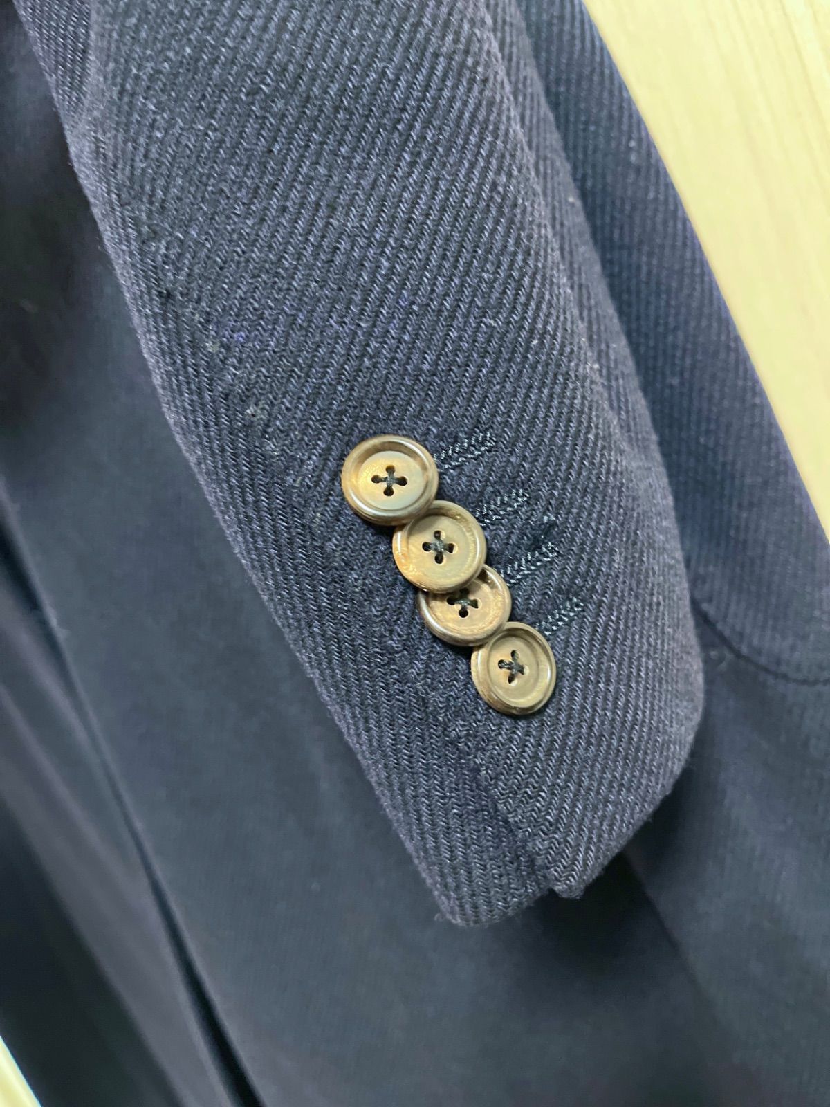 極上美品 LARDINI ラルディーニ 高級 ダブル チェスターコート ダブル