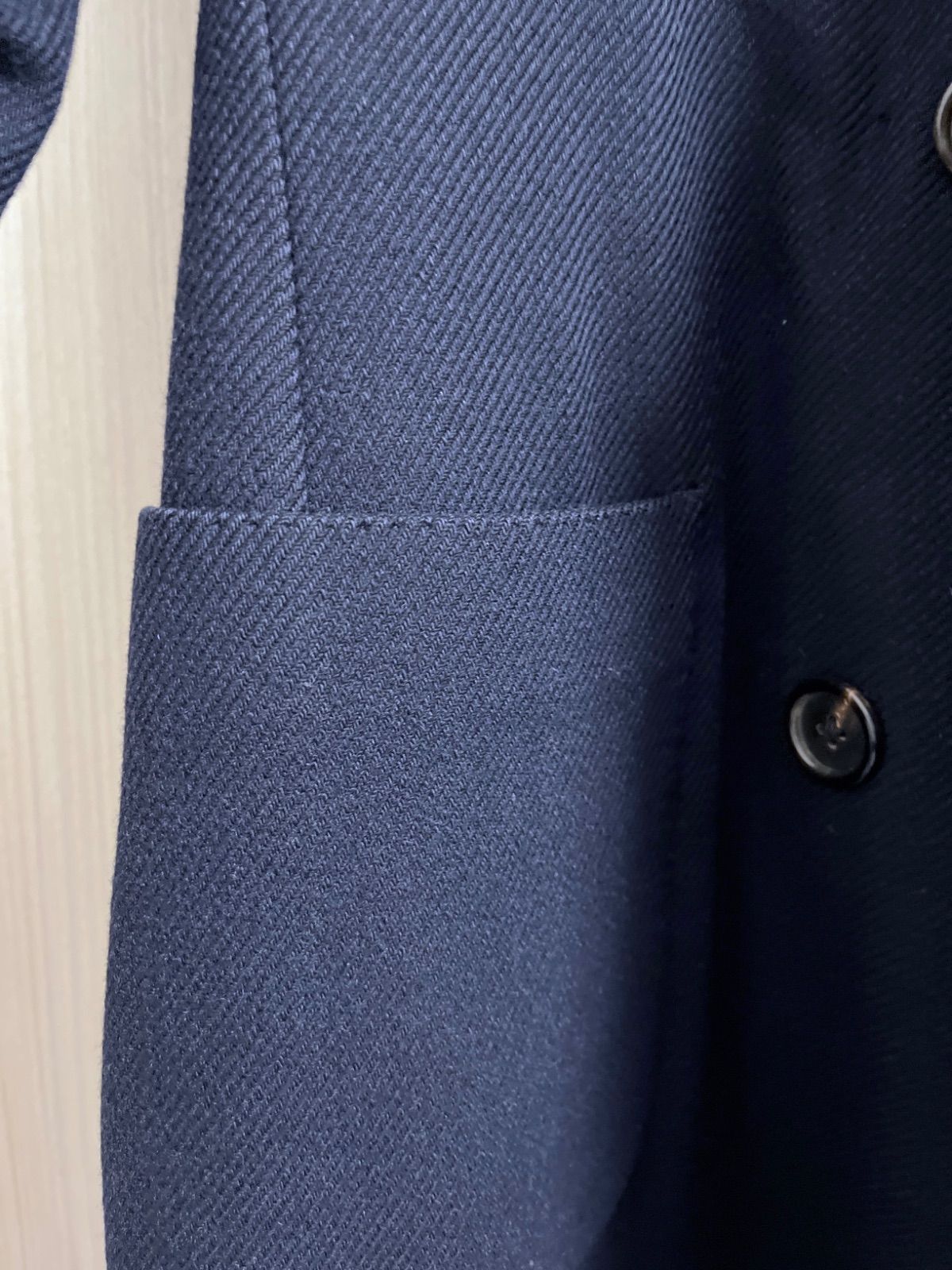 極上美品 LARDINI ラルディーニ 高級 ダブル チェスターコート ダブル