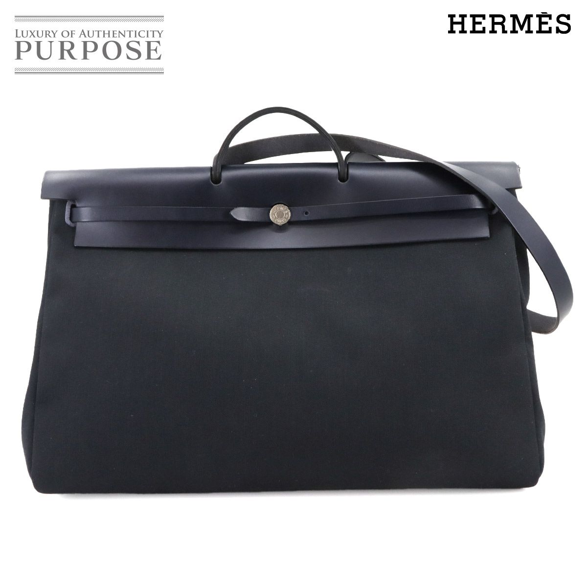 新品同様 エルメス HERMES エールバッグ ジップ ルトゥルネ キャビン 