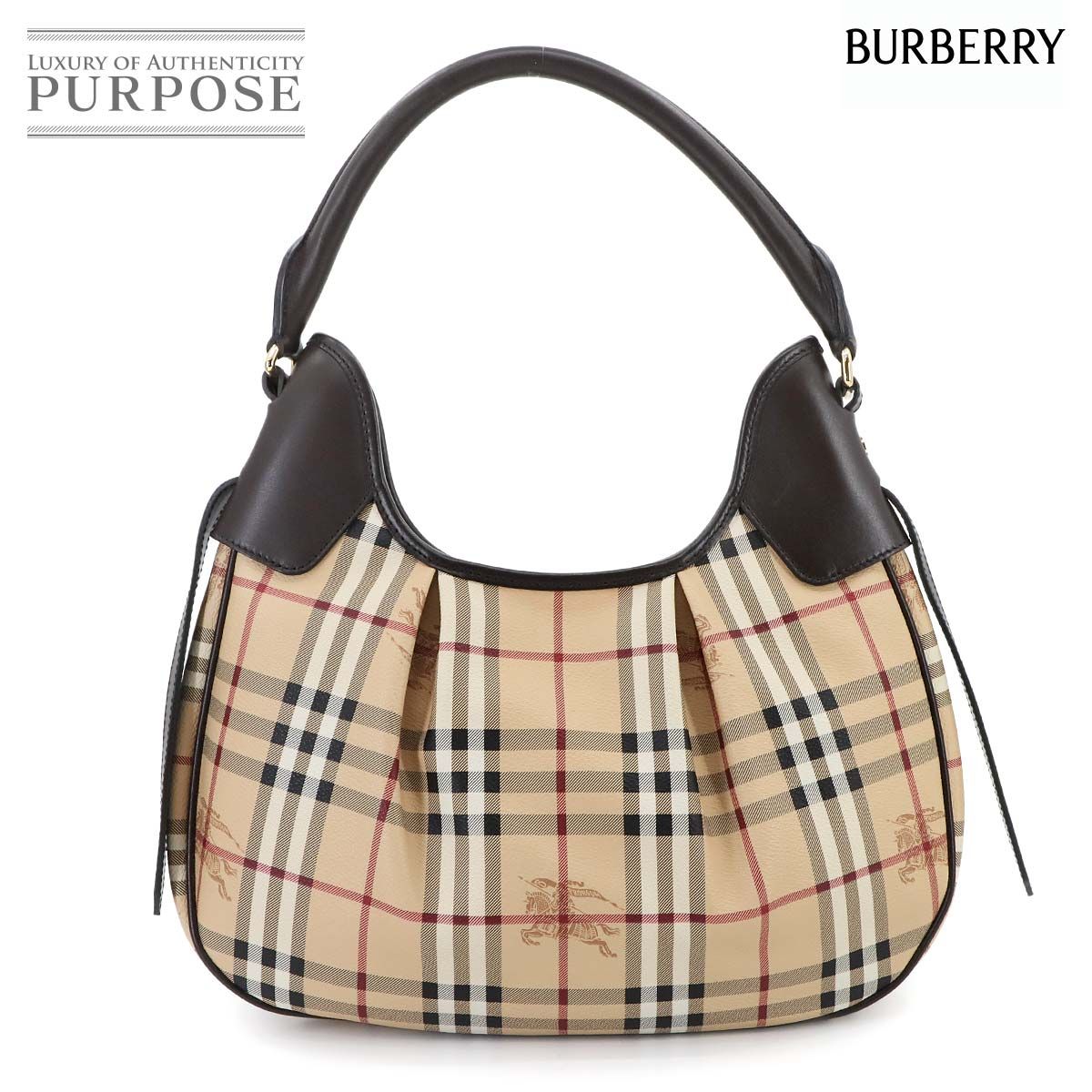 新品同様 バーバリー BURBERRY ノバチェック ワンショルダー バッグ