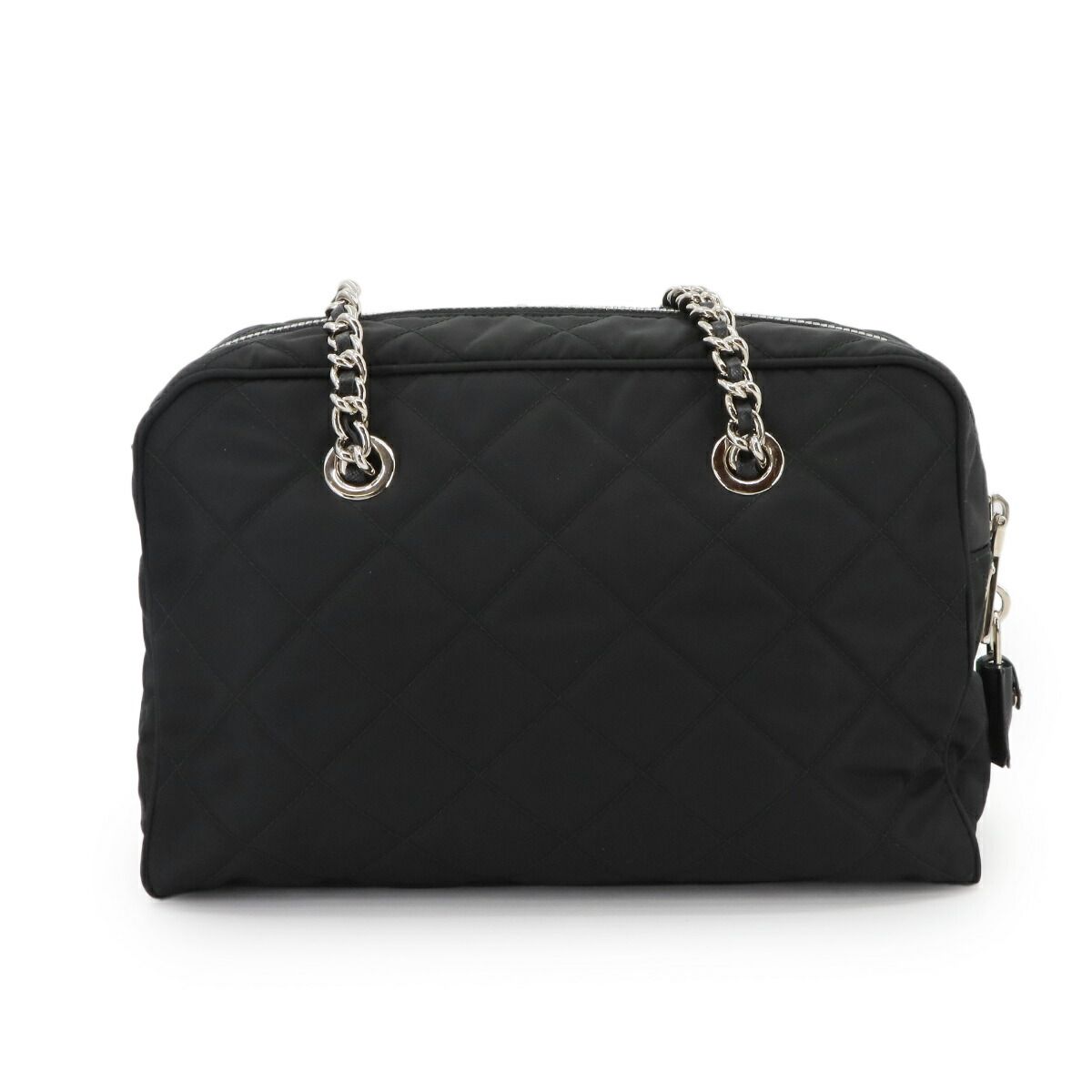 新品同様 プラダ PRADA チェーン ショルダー バッグ キルティング