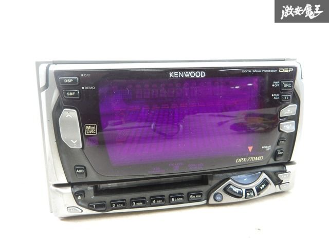 当時物!!】KENWOOD ケンウッド DPX-770MD 2DIN CD MD デッキ