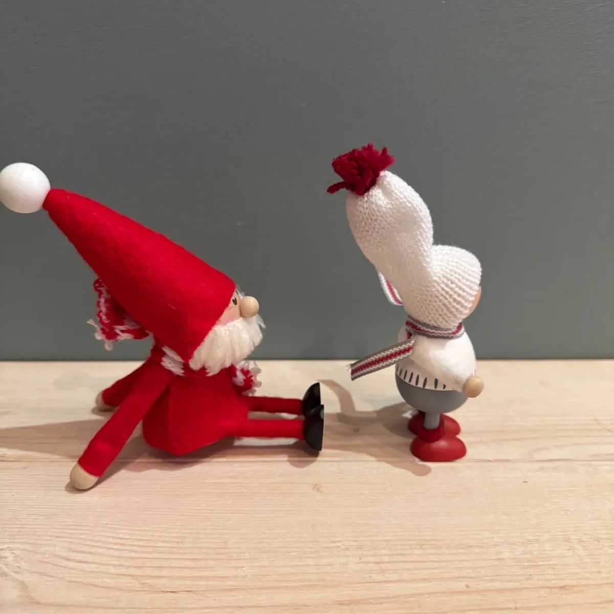 ノルディカニッセ 星を見上げるサンタ 星を見上げる男の子 2点セット