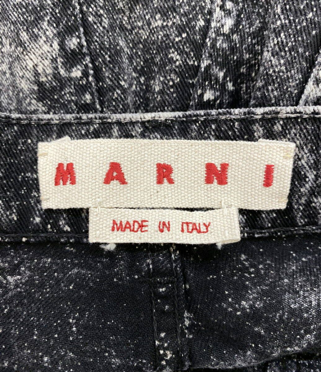 24ss MARNI wide leg denim ワイドレッグデニム サイズ40 グレー