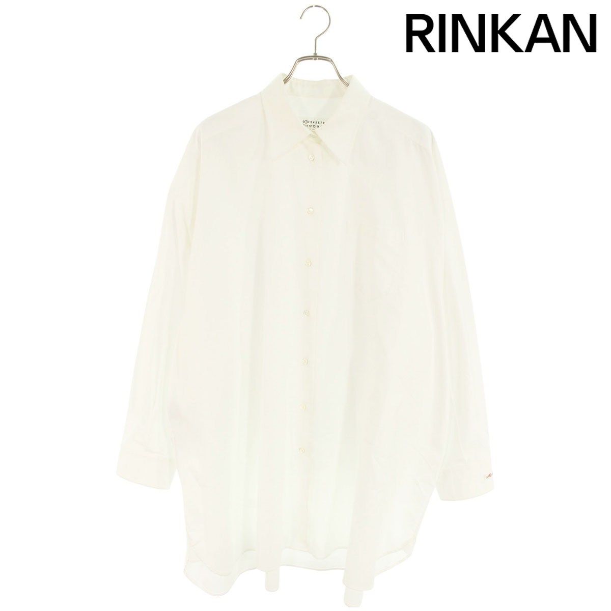 メゾンマルジェラ サイズ:XS  24AW  S51DL0253 オーバーサイズワンピース長袖シャツ 中古 BS99 メゾンマルジェラ 24AW S51DL0253 オーバーサイズワンピース長袖シャツ