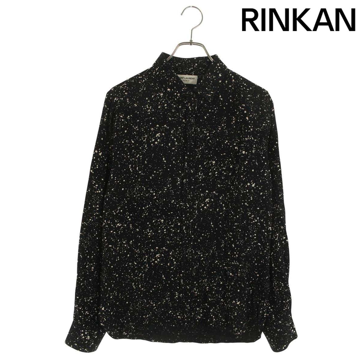 Saint Laurent 15AW スプラッターレーヨンシャツ Saint Laurent 15AW スプラッターレーヨンシャツ