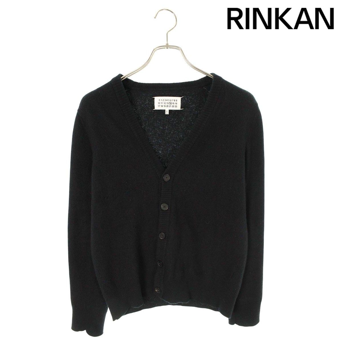 メゾンマルジェラ 22AW S30HA0908 レザーエルボーパッチウールニット