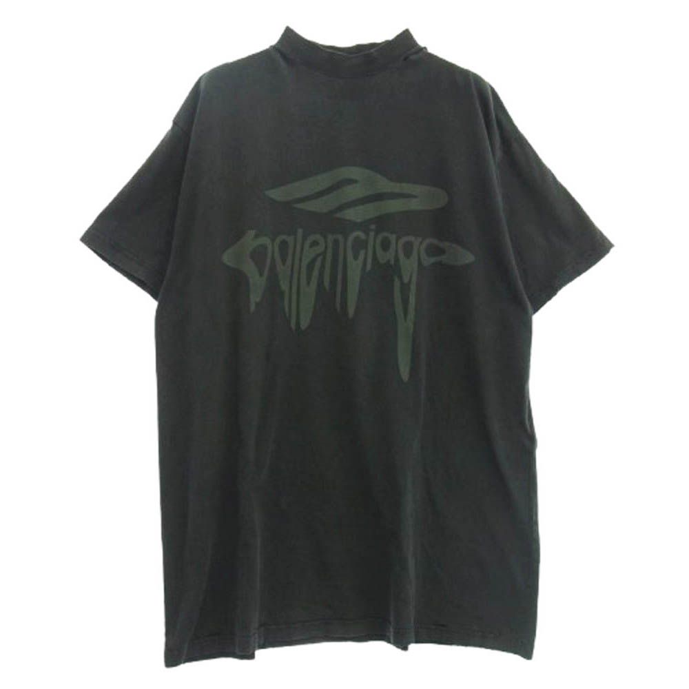 BALENCIAGA バレンシアガ 25SS 787349 TRVS8 Liquefied T-Shirt Oversized リキファイド ロゴ オーバーサイズ Tシャツ 半袖カットソー【中古】 BALENCIAGA バレンシアガ 25SS 787349 TRVS8 Liquefied T-Shirt