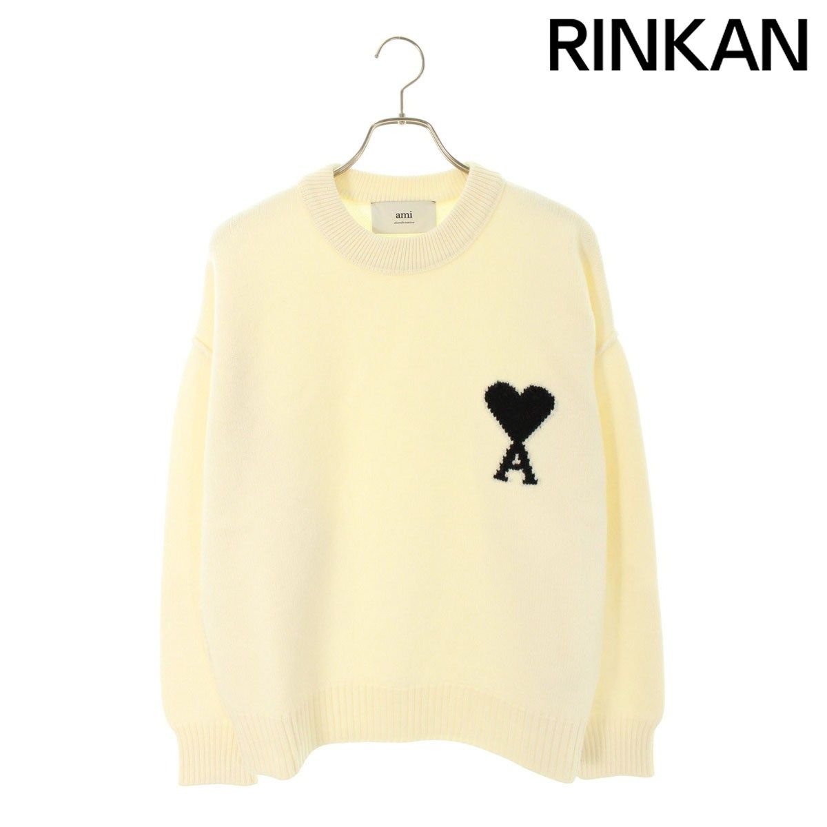アミアレクサンドルマテュッシ 25AW UKS838 ハートA刺繍クルーネック