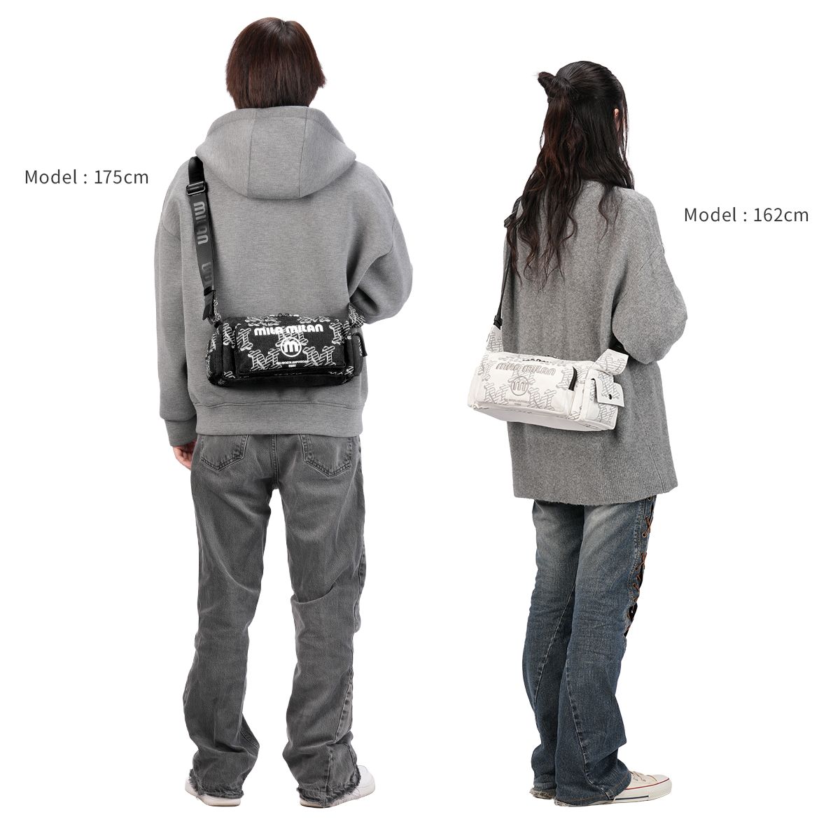 商品レビューで+5%｜ミラミラン ショルダーバッグ メンズ レディース ブランド 軽量 斜めがけ 小さめ ミニ 横型 デニーモ mila milan Denimo 264123 ミラミラン ショルダーバッグ メンズ レディース ブランド 軽量 斜