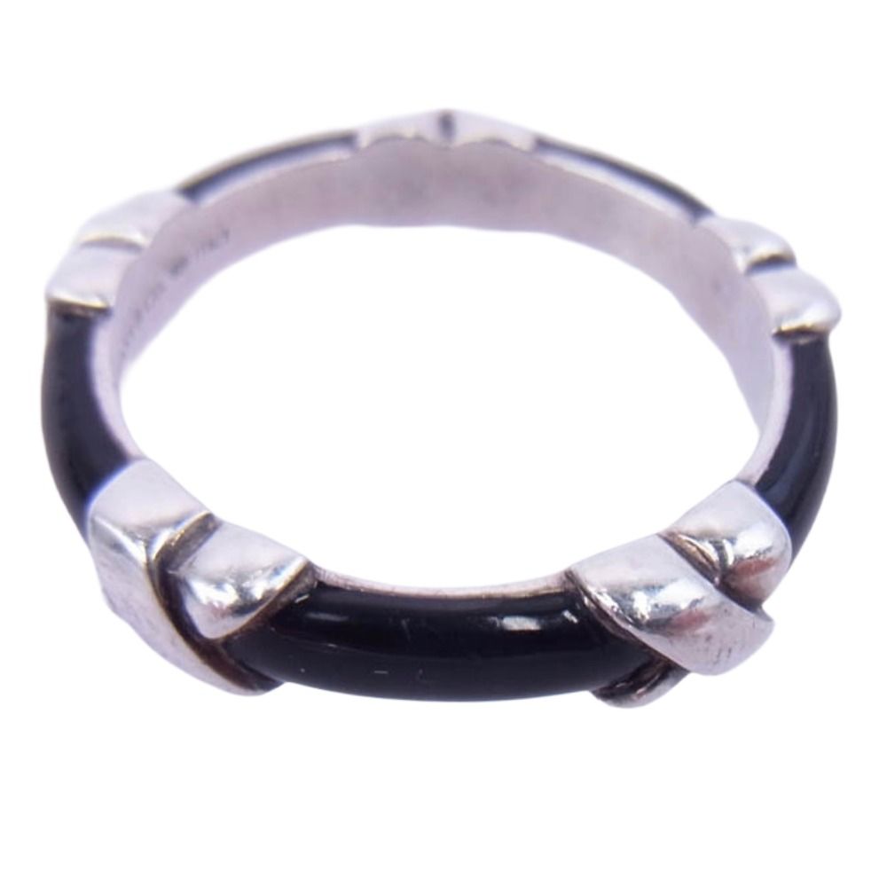 TIFFANY&Co. ティファニー シグネチャー クロス リング ブラック系