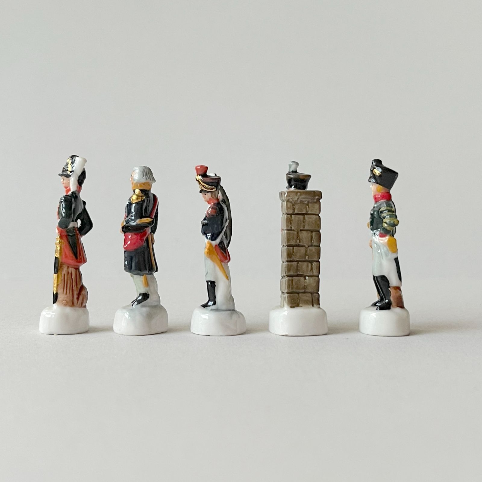 フェーヴ 歴史のページの兵士たち 10個 フランス フェーブ ミニチュア