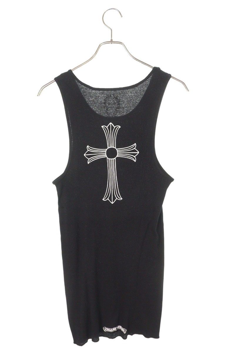 クロムハーツ RIB TANK バッククロスプリントリブタンクトップ メンズ