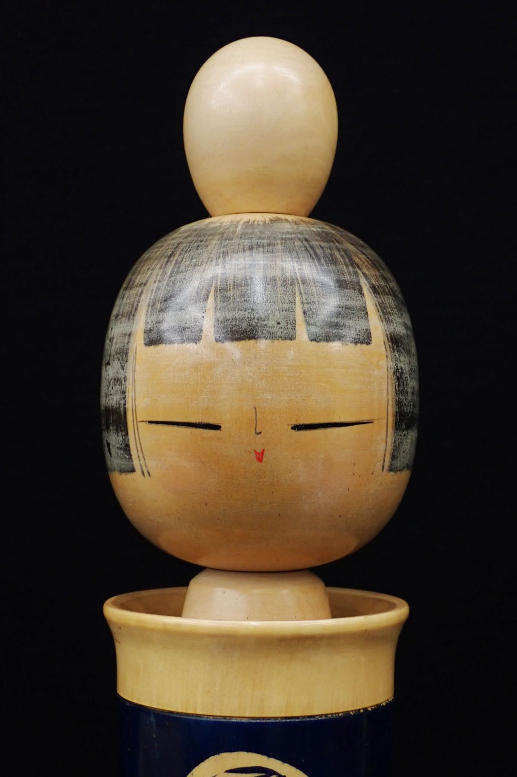 △【特大】佐藤翠崕作 創作こけし 約39cm△清雅/内閣総理大臣賞受賞