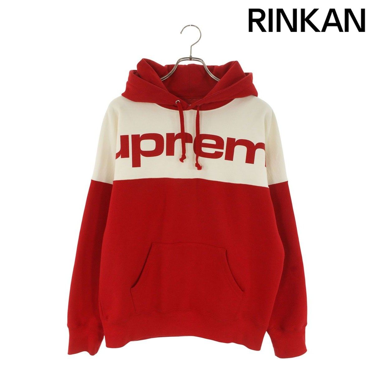 シュプリーム 17AW Blocked Hooded Sweatshirt ブロックドパーカー