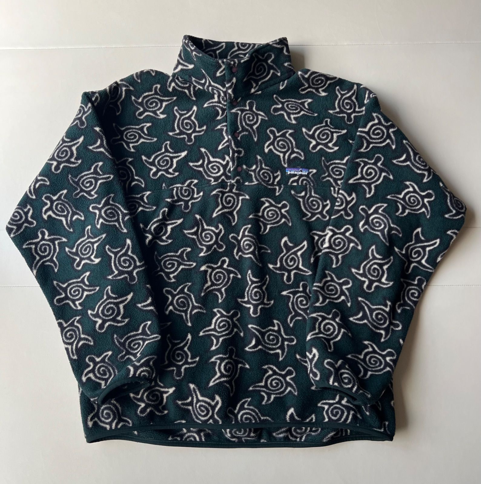 【名作】90's PATAGONIA ゼンタートル シンチラ ダックビルキャップ Patagonia Duckbill Synchilla fleece Cap Purple Black Zenturtle L