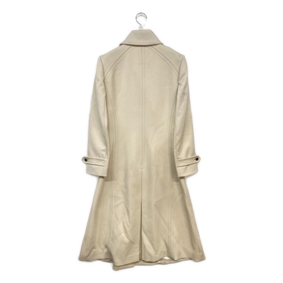 DOLCE ＆ GABBANA アンゴラ混ダブルコート ホワイト ドルチェアンド