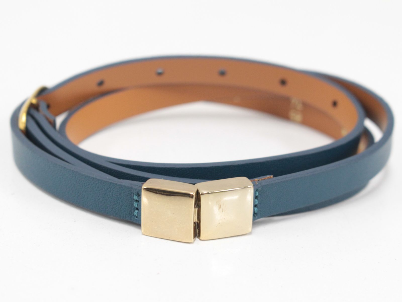 BURBERRY オフホワイト リブ編み ワンピース 38 チェック柄