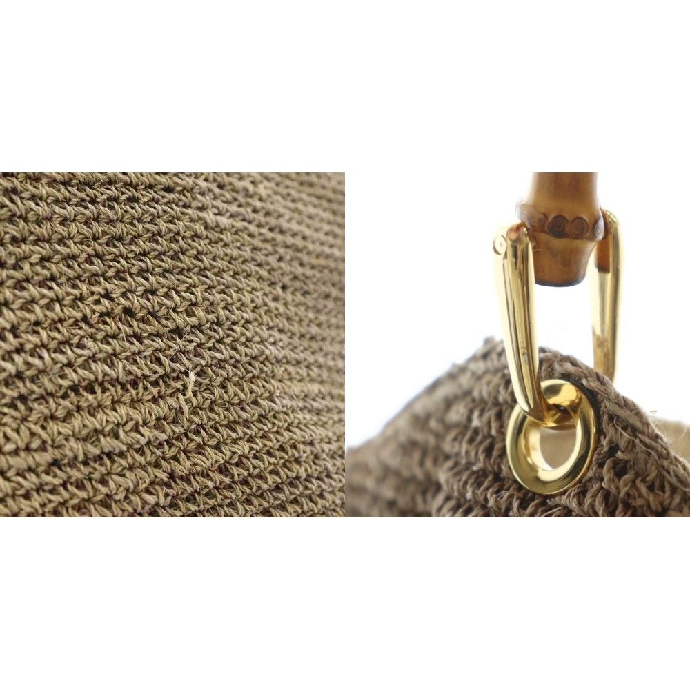 ヴィオラドーロ VIOLA d'ORO かごバッグ トート バンブーハンドル