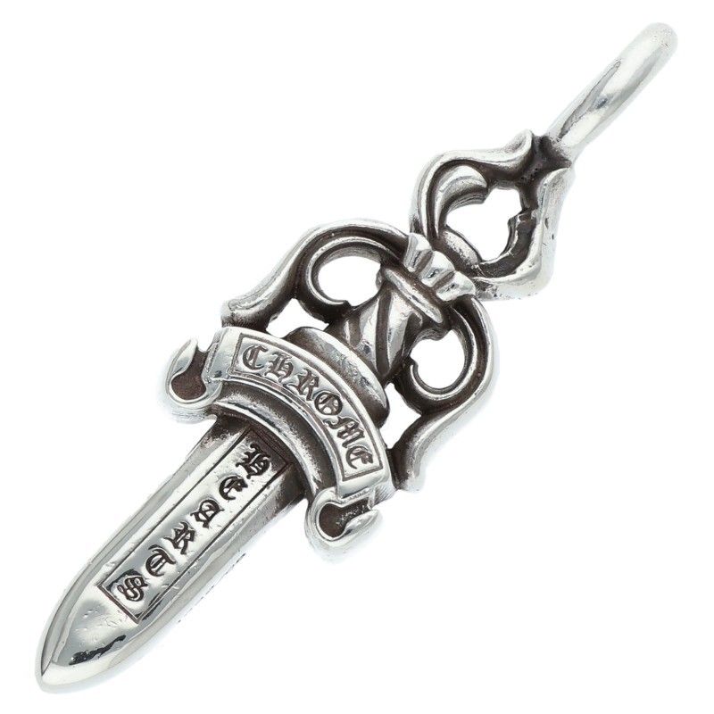 クロムハーツ DOUBLE DAGGER/ダブルダガー ペンダント/シルバー