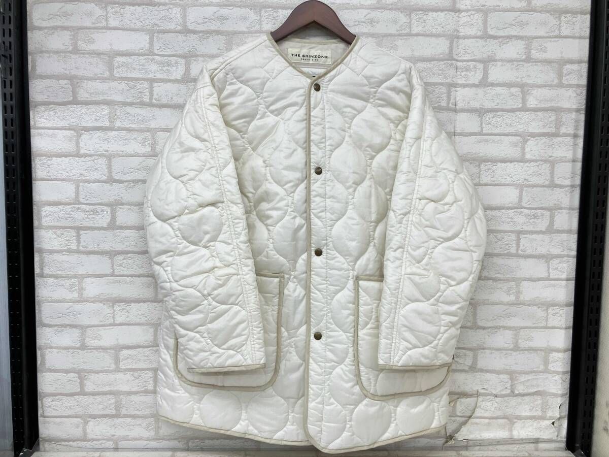 THE SHINZONE 23AMSCO04 シンゾーン キルティングジャケット ホワイト