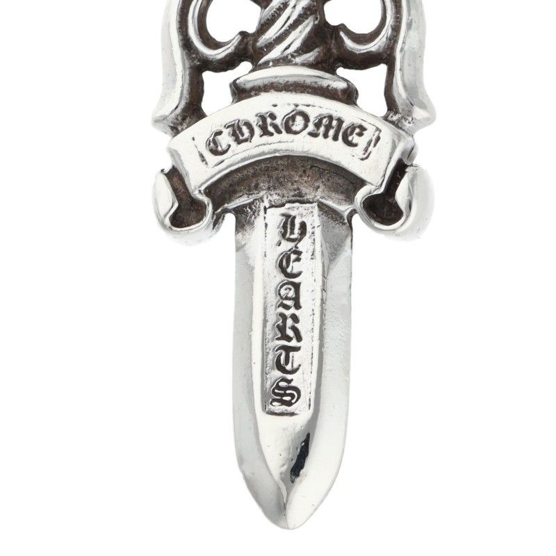 クロムハーツ ＃10 ダガー ペンダント オールド SV925 シルバー トップ overlap_2507070209