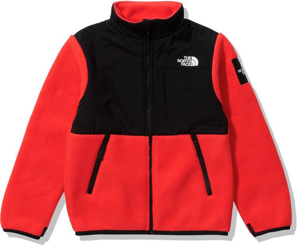 ザ・ノース・フェイス THE NORTH FACE アウトドア デナリジャケット キッズ Denali Jacket 上着 子供 刺繍ロゴ フリース 静電ケア ジャケット NAJ72256 HR Hレッド