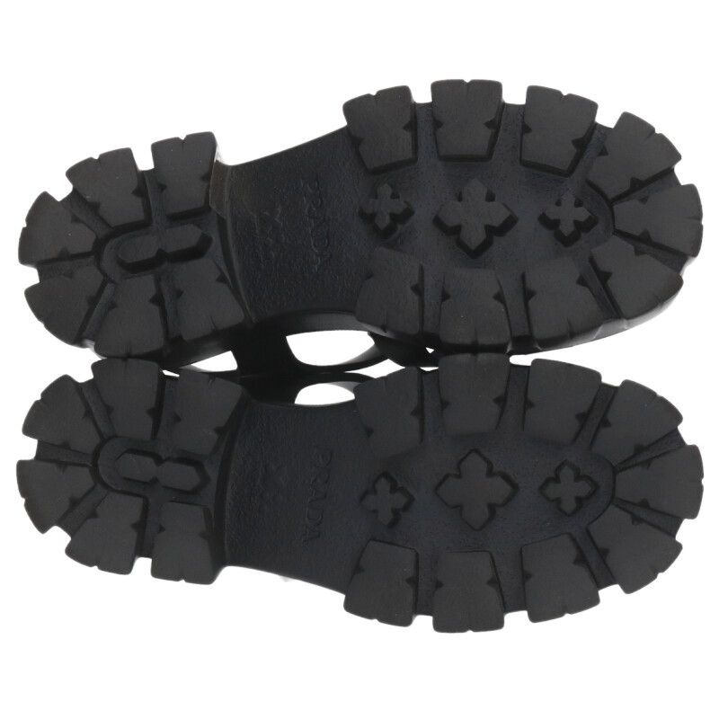 プラダ 2X3083 モノリス 三角ロゴプレートラバーサンダル レディース