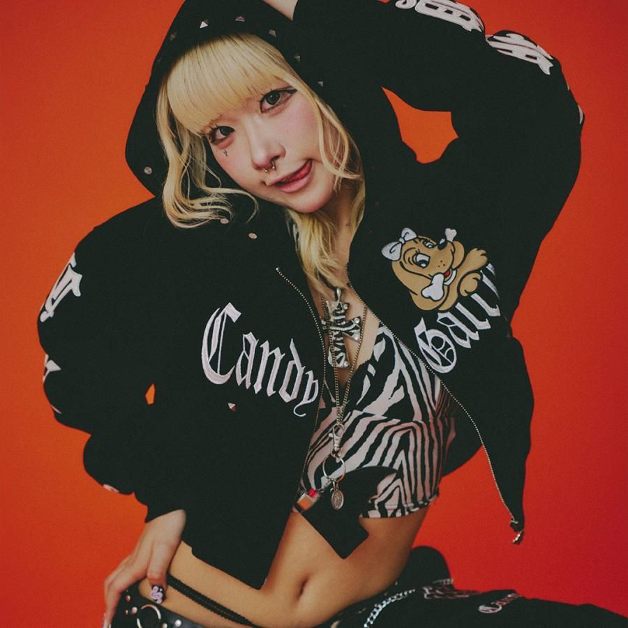 CANDY GALFY キャンディーガルフィー エンジェルギャル パーカー F