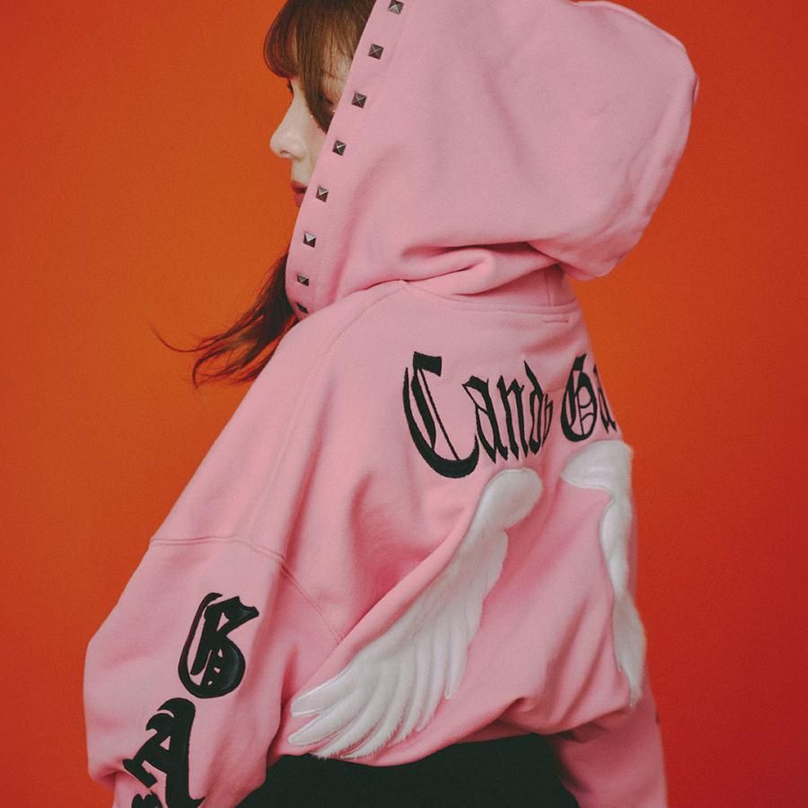 CANDY GALFY キャンディーガルフィー エンジェルギャル パーカー F CANDY GALFY キャンディーガルフィー エンジェルギャル パーカー F