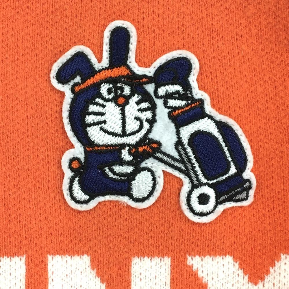 超美品】ジャックバニー×ドラえもん セーター オレンジ×白 ニット