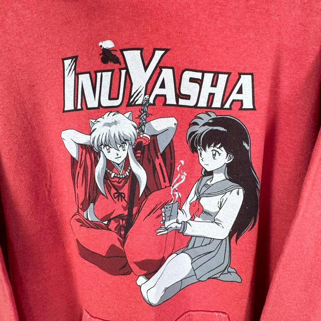 犬夜叉 INUYASHA 裏起毛 スウェット スエット パーカー メンズ M 