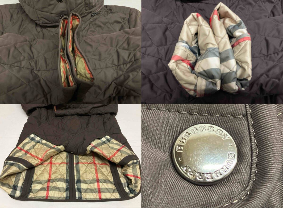 美品　バーバリーロンドン　キルティング コート　ノバチェック　丸襟　ジャケット 極美品】バーバリーロンドン キルティングジャケット ノバチェック