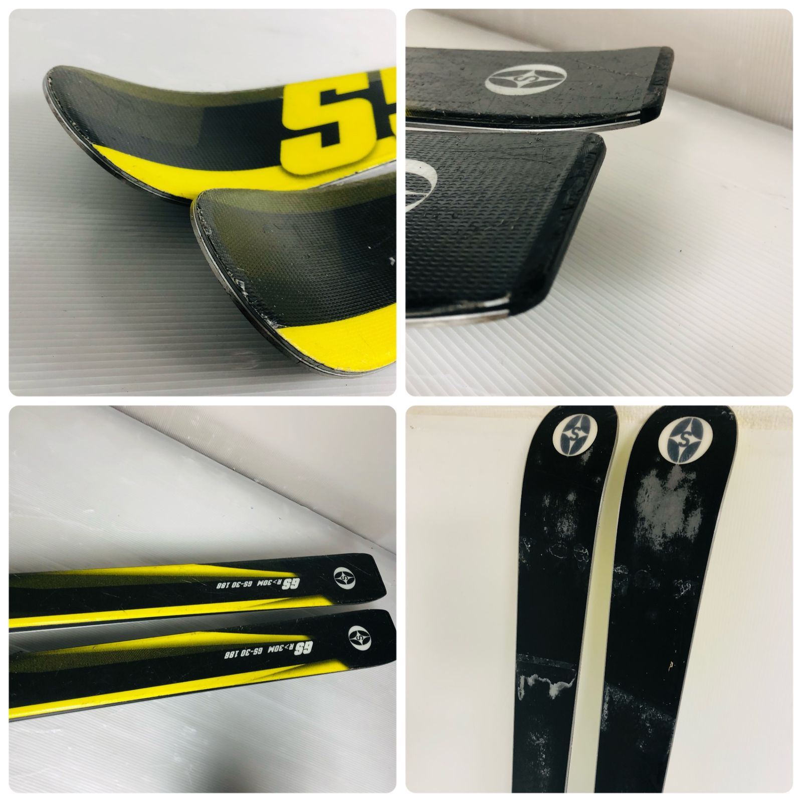 オガサカ OGASAKA TRIUN GS-30 188cmスキー板 ビンディング