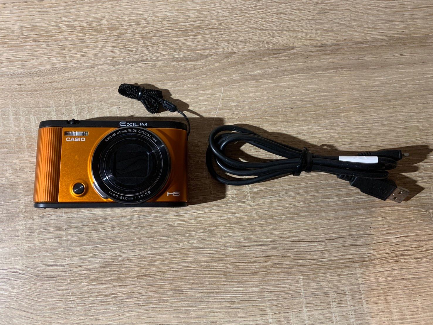 6653 Casio EXILIM EX-ZR1600 オレンジ デジカメ 美品 - メルカリ