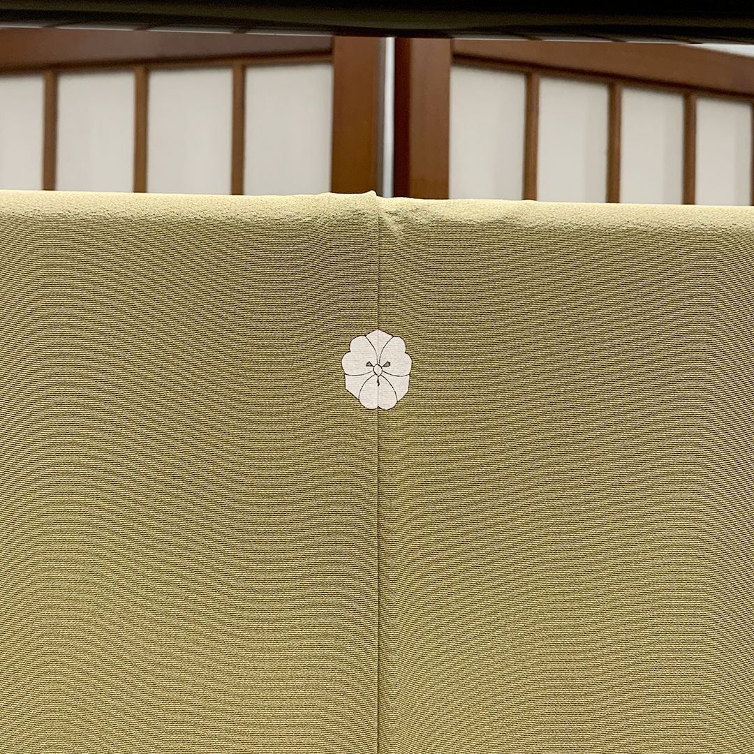  適応身長 約163 cm リサイクル着物 色留袖 袷 五つ紋 剣片喰 比翼付 sm kimono 10 色留袖 着物