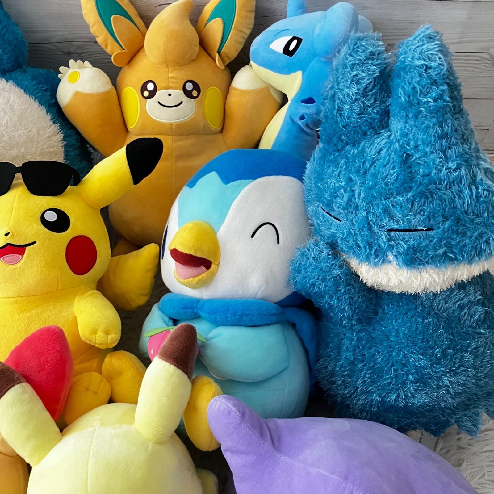 【タグ付き新品】　ポケモン　ぬいぐるみ　ブランケット　18点　まとめ売り ポケットモンスター ぬいぐるみ 大量まとめ売り ポケモン 18点セット
