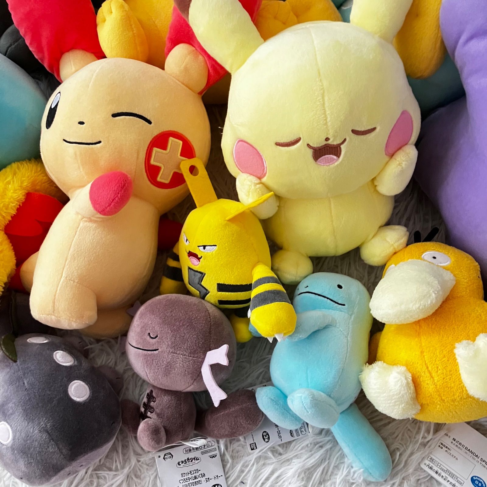 【ポケモン】ぬいぐるみ 大量 まとめ売り 特大 イーブイ ブラッキー 他 ポケットモンスター ぬいぐるみ 大量まとめ売り ポケモン 18点セット