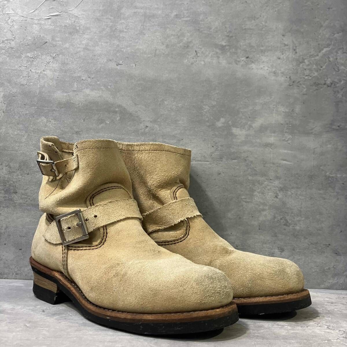 廃番　RED WING レッドウィング　ショートエンジニア　2965 US9 09s RED WING SHORT ENGINEER 2965 ショートエンジニア ベージュ